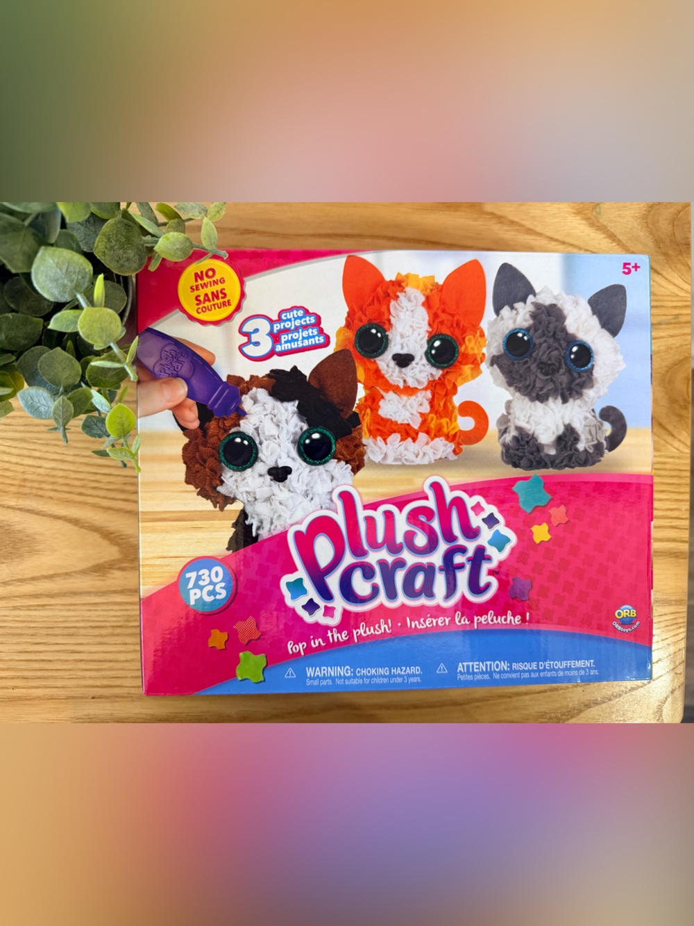 🌿2/$25 • ORB Factory PlushCraft Kitten Club 3D Soft Craft Kit